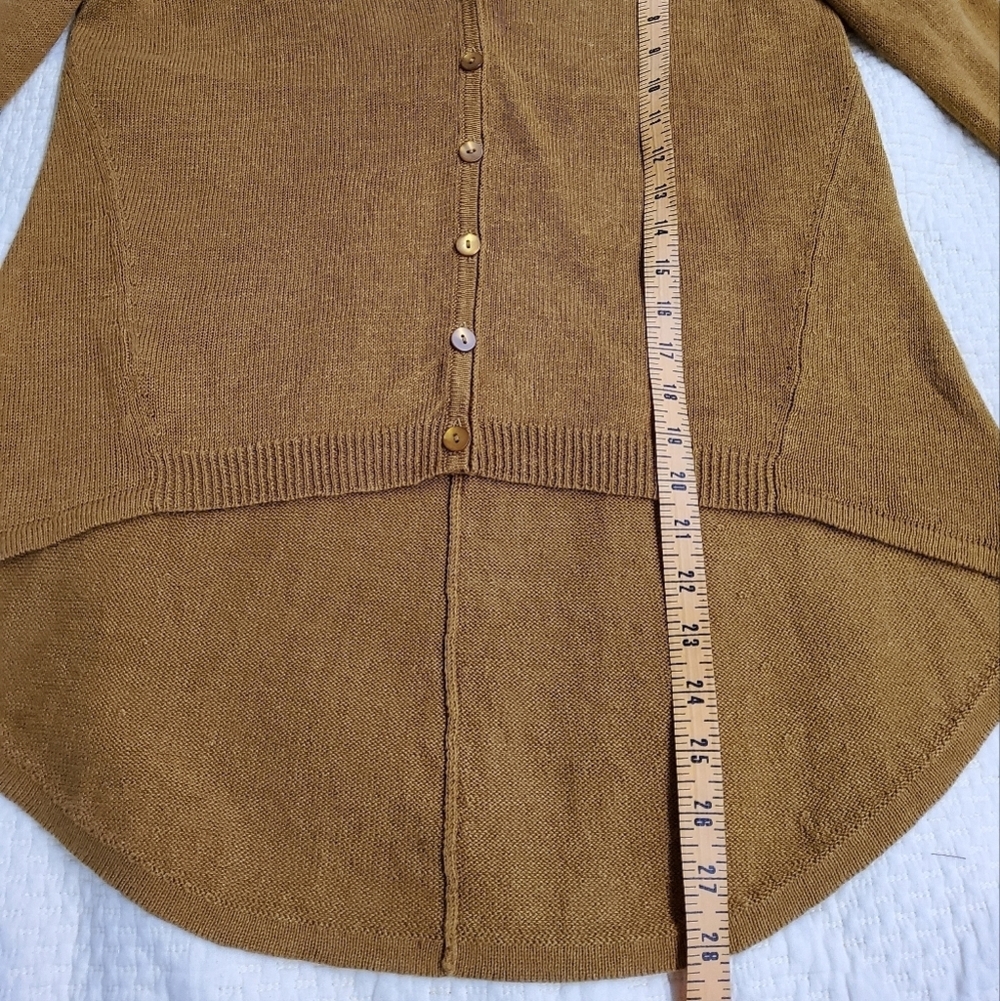 Eileen Fisher Organic Linen Knit Cardigan Size SP - Picture 10 of 11